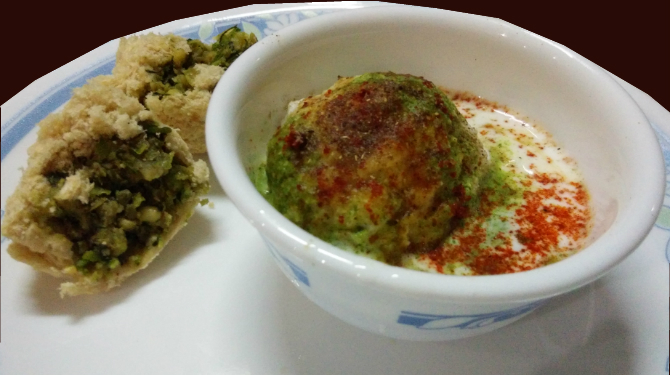 Recipe for healthy dahi vada
